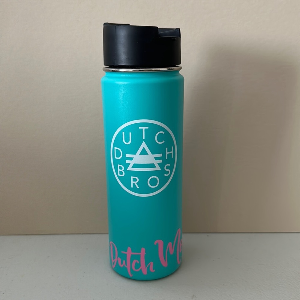 Mint HydroFlask Dutch Bros. Coffee Mug & Water Bottle 20oz.